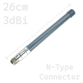 3dBi 26cm Fiberglass Antenna