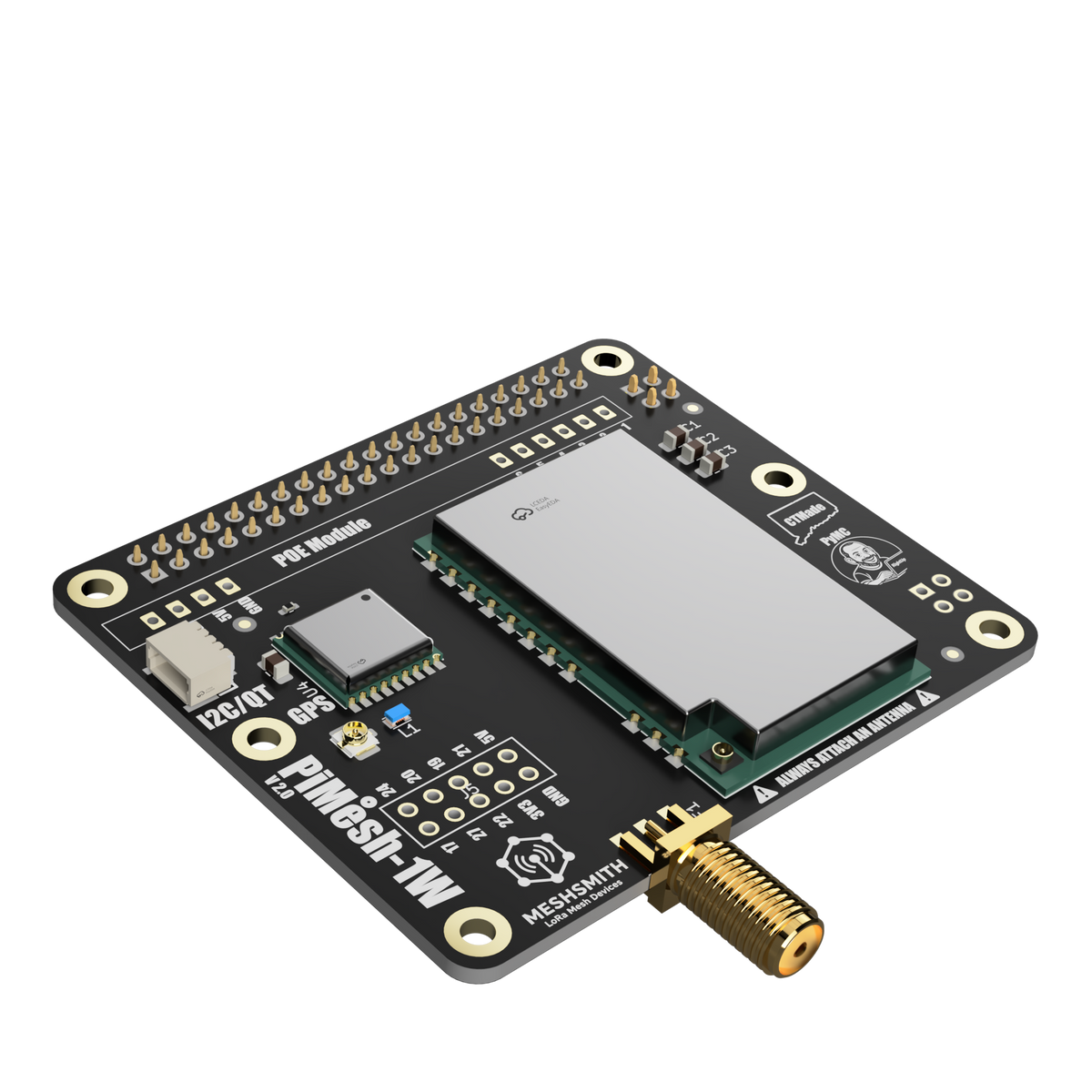 PoE and fixed mesh infrastructure hardware